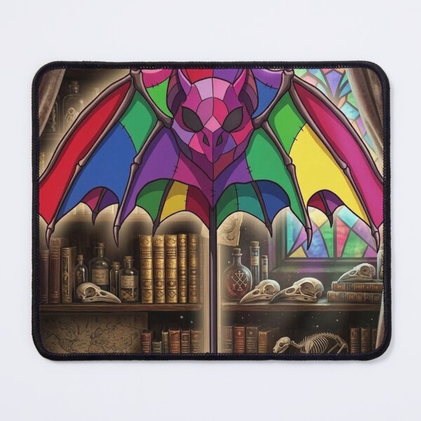 Item preview, Stained Glass Bat-Wing Gothic Umbrella designed and sold by AirCrayons27.
