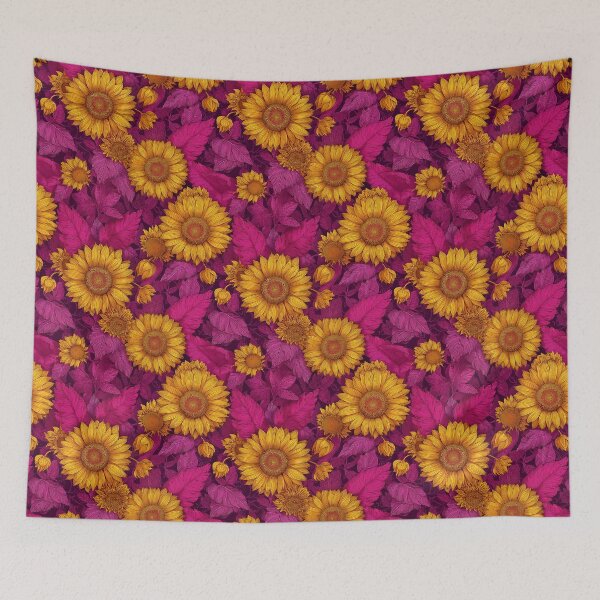 Item preview, Radiant Sunflower Print  - Flower Bouquet Pattern - Retirement Gifts For Grandpa designed and sold by RoyalStarsPatts.
