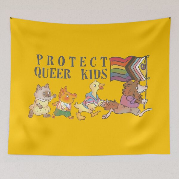 Item preview, protect queer kids designed and sold by remerasnerdas.
