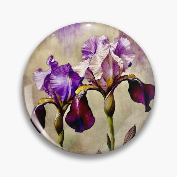 Item preview, A Pair of Irises. designed and sold by ©Janis Zroback.