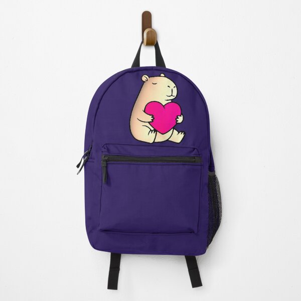 Item preview, Cute Kawaii Pink Heart Capybara designed and sold by AstronautMerch.