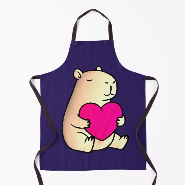 Item preview, Cute Kawaii Pink Heart Capybara designed and sold by AstronautMerch.