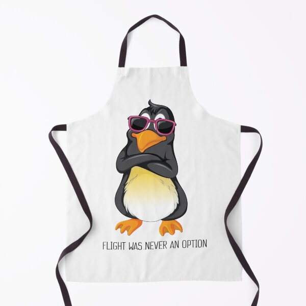 Item preview, Flight was Never an Option Sarcastic Penguin Sticker designed and sold by Criteve.