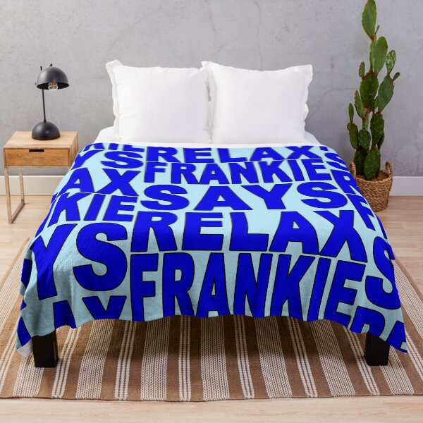 Item preview, Frankie Says Relax Blue designed and sold by Normbot2000.