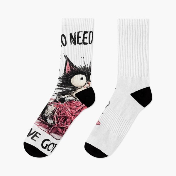 Item preview, Who Needs Yarn? I've Got Hair! Funny Cat Lover Design | Cute Messy Cat Cartoon designed and sold by vansaidshop ⭐⭐⭐⭐⭐.