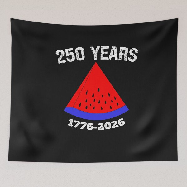 Item preview, 250 Years Funny Patriotic Watermelon designed and sold by SharpThreadZ.