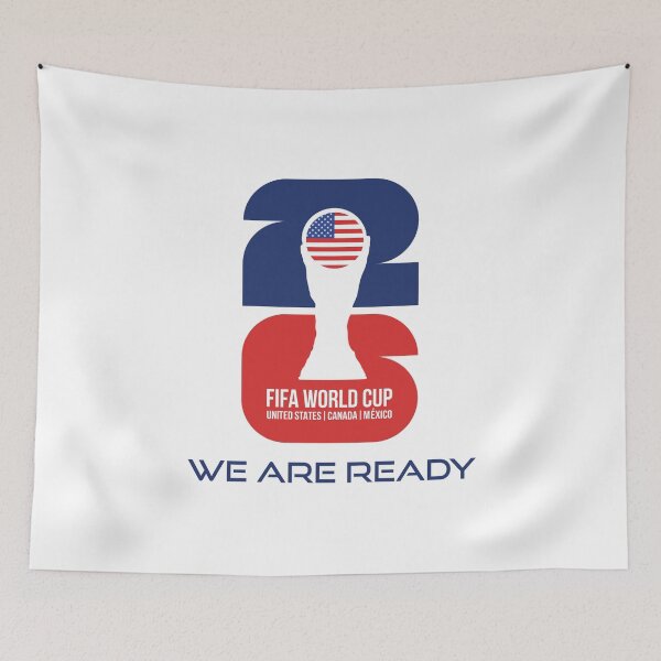Item preview, USA World Cup 2026 We Are Ready Trophy Sticker designed and sold by topprinting.