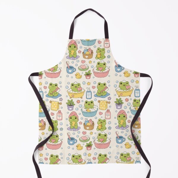 Item preview, Cute Frog Bubble Bath Pattern designed and sold by Soft Berry Studio.