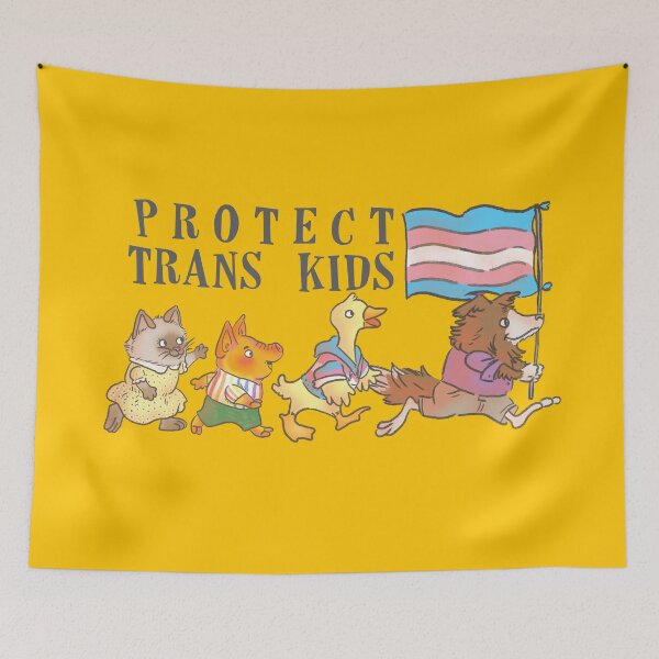 Item preview, protect trans kids designed and sold by remerasnerdas.