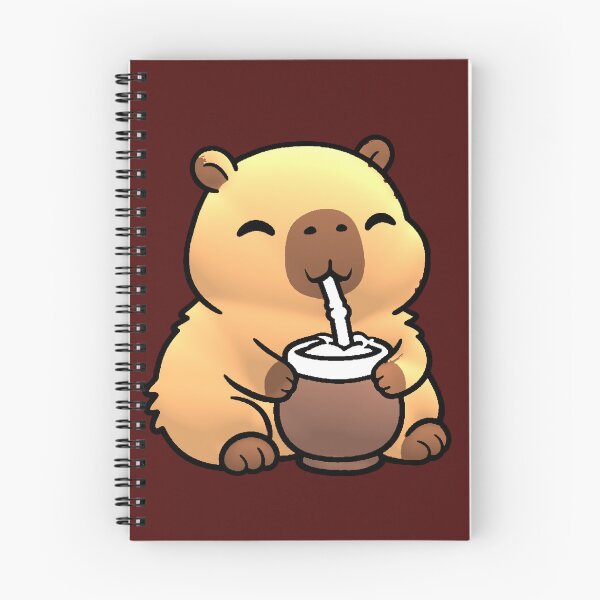 Item preview, Capibara Tomando Mate Kawaii Tierno designed and sold by AstronautMerch.