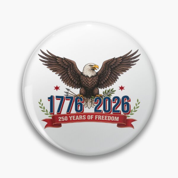 Item preview, Patriotic 1776-2026 USA 250th Anniversary Eagle designed and sold by RedWave Patriot Studio.