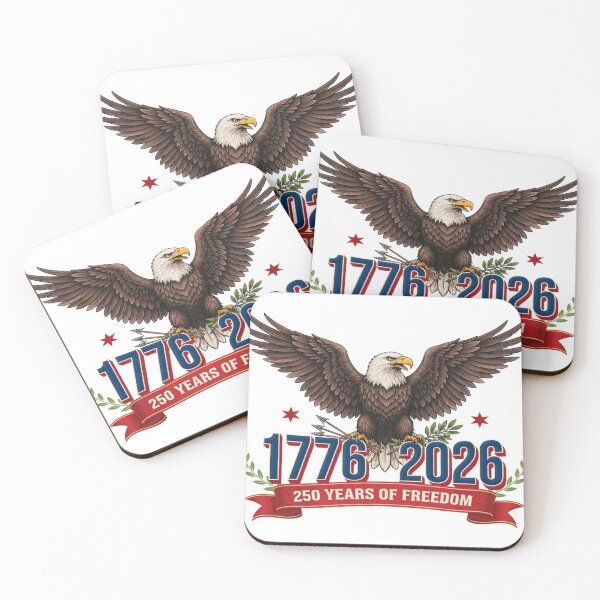Item preview, Patriotic 1776-2026 USA 250th Anniversary Eagle designed and sold by RedWave Patriot Studio.