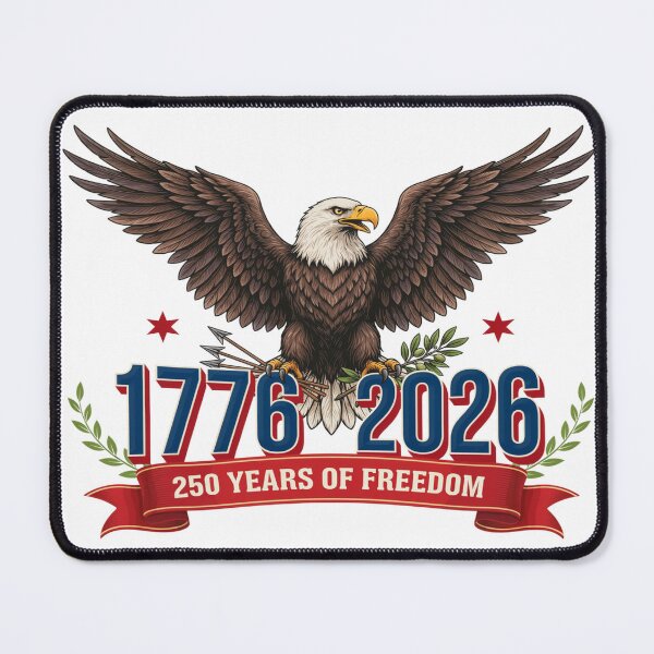 Item preview, Patriotic 1776-2026 USA 250th Anniversary Eagle designed and sold by RedWave Patriot Studio.