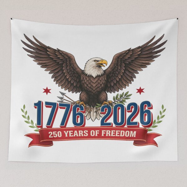 Item preview, Patriotic 1776-2026 USA 250th Anniversary Eagle designed and sold by RedWave Patriot Studio.