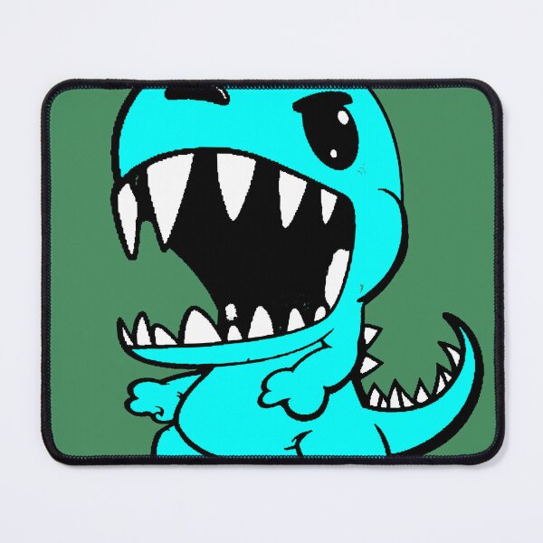 Item preview, Kawaii Neon Blue Dinosaur Teeth designed and sold by AstronautMerch.