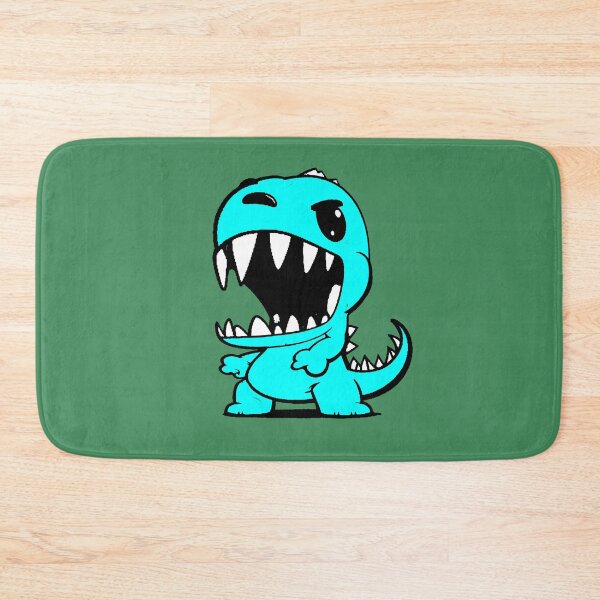 Item preview, Kawaii Neon Blue Dinosaur Teeth designed and sold by AstronautMerch.