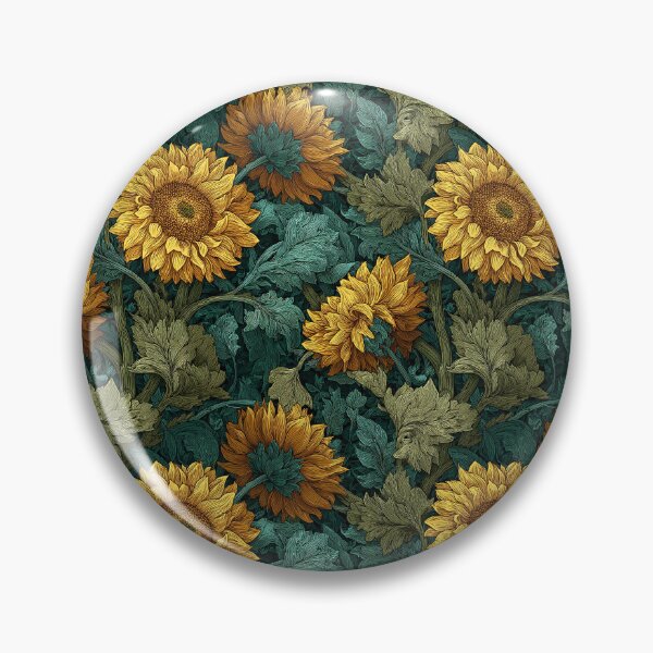 Item preview, Trendy Sunflower Texture  - Flower Bouquet Pattern - Retirement Gifts for Husband designed and sold by RoyalStarsPatts.