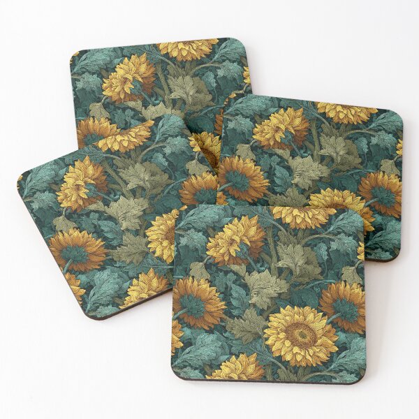 Item preview, Trendy Sunflower Texture  - Flower Bouquet Pattern - Retirement Gifts for Husband designed and sold by RoyalStarsPatts.