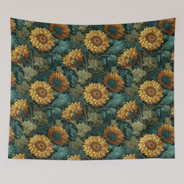 Item preview, Trendy Sunflower Texture  - Flower Bouquet Pattern - Retirement Gifts for Husband designed and sold by RoyalStarsPatts.