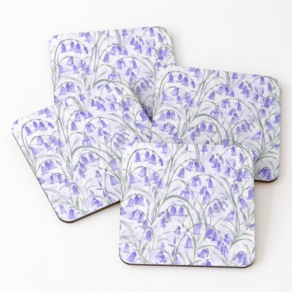 Item preview, Bluebell Wood Watercolor Botanical Seamless Floral Pattern designed and sold by Inkworksbyshery.