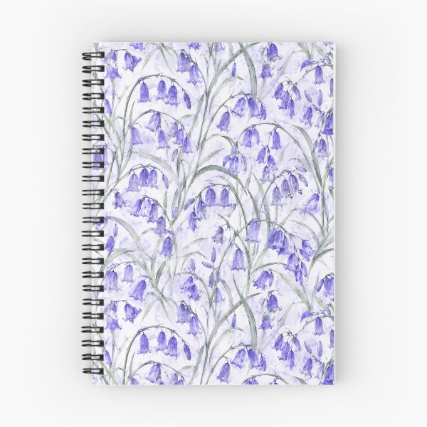 Item preview, Bluebell Wood Watercolor Botanical Seamless Floral Pattern designed and sold by Inkworksbyshery.