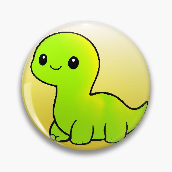 Item preview, Cute Happy Kawaii Green Dinosaur designed and sold by AstronautMerch.
