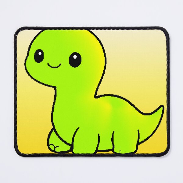 Item preview, Cute Happy Kawaii Green Dinosaur designed and sold by AstronautMerch.