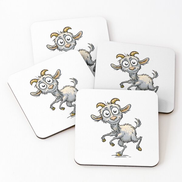 Item preview, Silly Cartoon Goat designed and sold by Retro Whimsy.