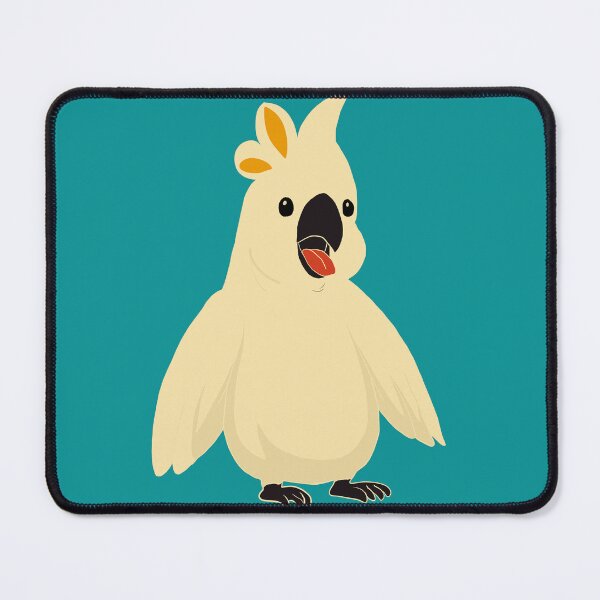 Item preview, Playful Cockatoo Pattern 96 – Humorous animal Design designed and sold by StefanStudioArt.