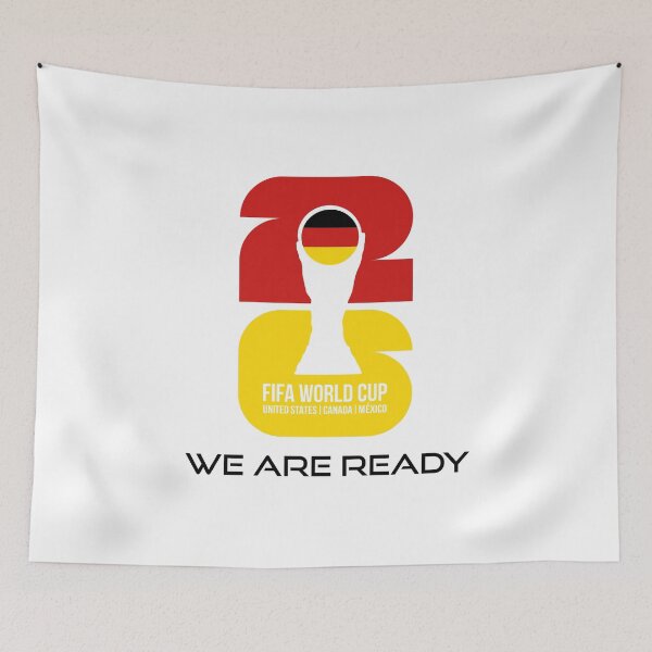 Item preview, Germany World Cup 2026 We Are Ready Trophy Sticker designed and sold by topprinting.