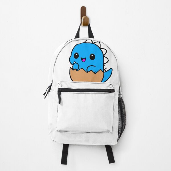 Item preview, Baby Blue Dinosaur Hatching from Egg Kawaii designed and sold by AstronautMerch.