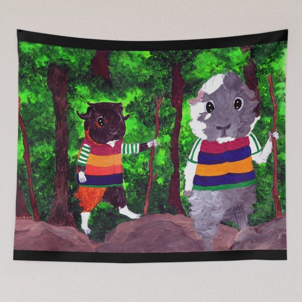 Item preview, Guinea Pigs in the Woods - Snorri & Jonesy Search for Bigfoot designed and sold by Guinea Pigs and Books.