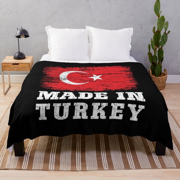 Item preview, Made In Turkey Vintage Distressed Flag Proud Turkish Heritage designed and sold by Dmetalx Art Apparel.