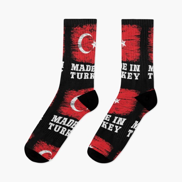 Item preview, Made In Turkey Vintage Distressed Flag Proud Turkish Heritage  designed and sold by Dmetalx Art Apparel.