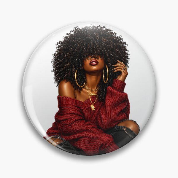 Item preview, Glamorous Black Girl Magic In Red Sweater designed and sold by sleeko.