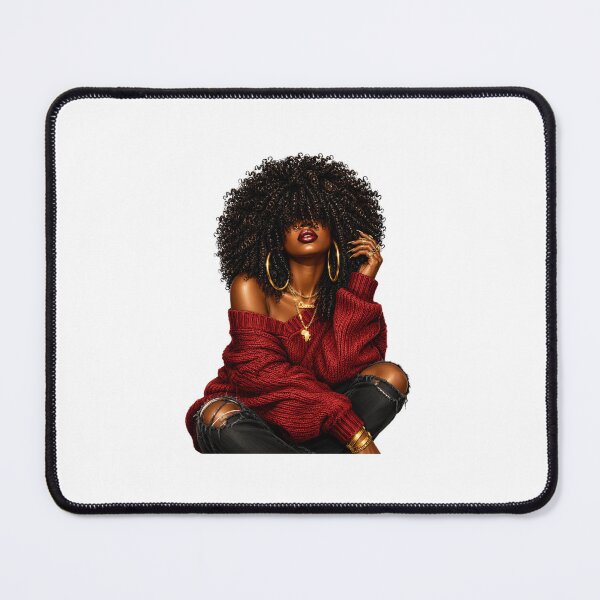 Item preview, Glamorous Black Girl Magic In Red Sweater designed and sold by sleeko.