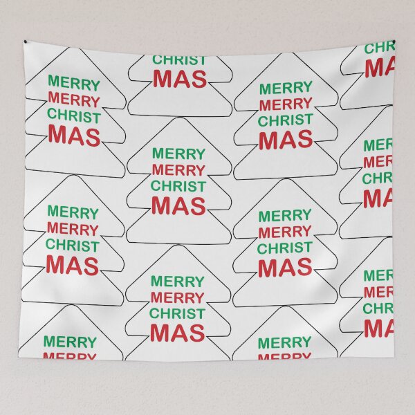 Item preview, Merry Christmas Cookie Cutter Tree Merry 2x Sticker  designed and sold by Rolographics1.