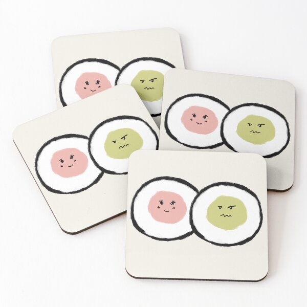 Item preview, Minimalist Sushi Roll Cute Kawaii Food Art designed and sold by Naruciaczke.
