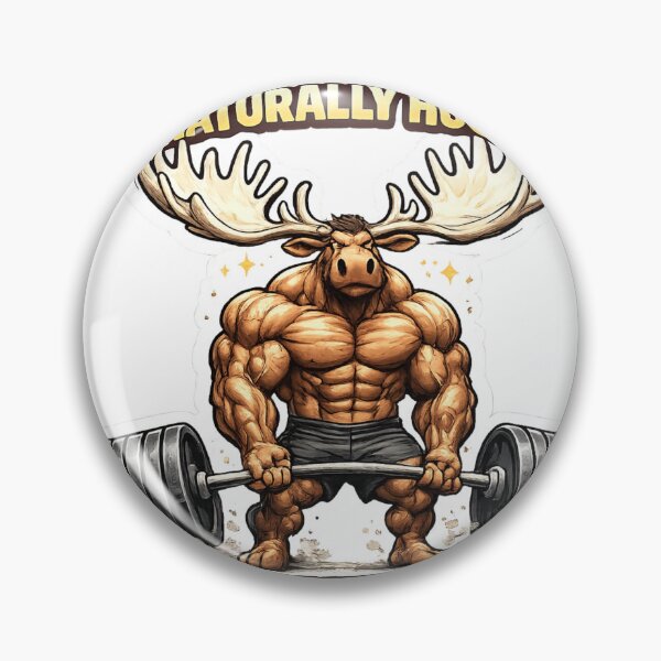 Item preview, Naturally Huge Bodybuilding Moose Born to Deadlift designed and sold by Digistore1221.