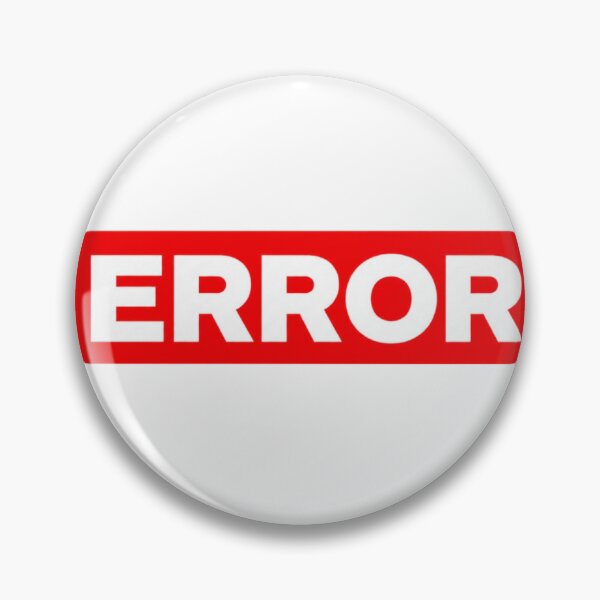 Item preview, Bold Red Error Label designed and sold by Mohammed-Aydan.