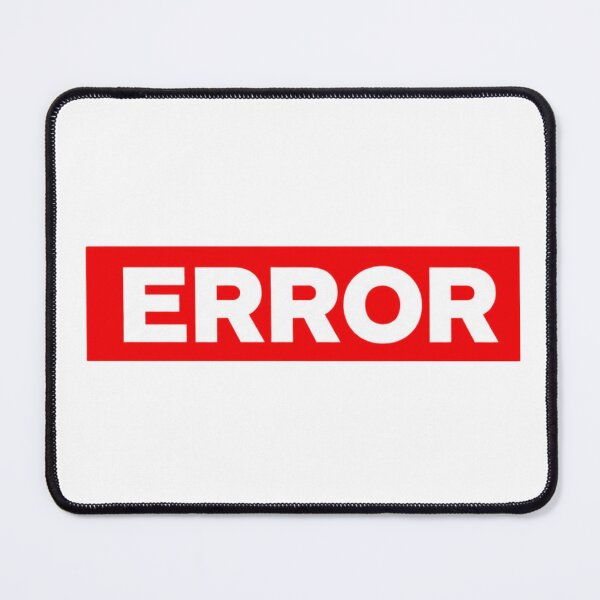 Item preview, Bold Red Error Label designed and sold by Mohammed-Aydan.