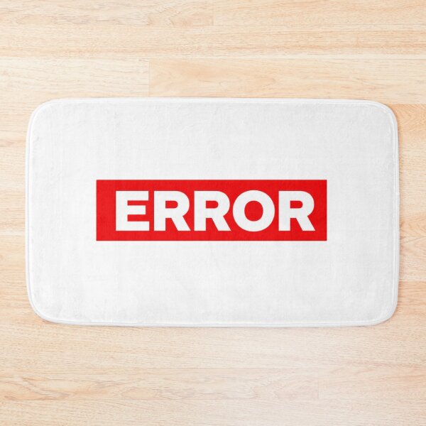 Item preview, Bold Red Error Label designed and sold by Mohammed-Aydan.