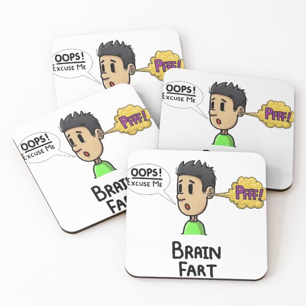 Item preview, Brain Fart Cartoon Design designed and sold by Murvel-Ink.