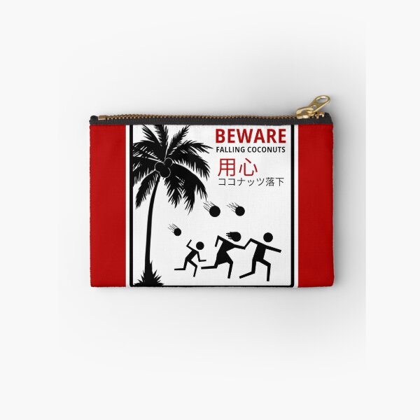 Item preview, Beware: Falling Coconuts 用心: ココナッツ落下 designed and sold by nbcryptid.