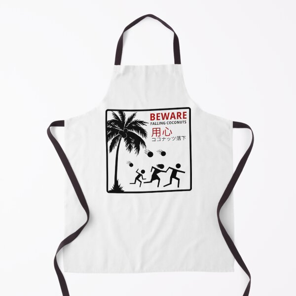 Item preview, Beware: Falling Coconuts 用心: ココナッツ落下 designed and sold by nbcryptid.