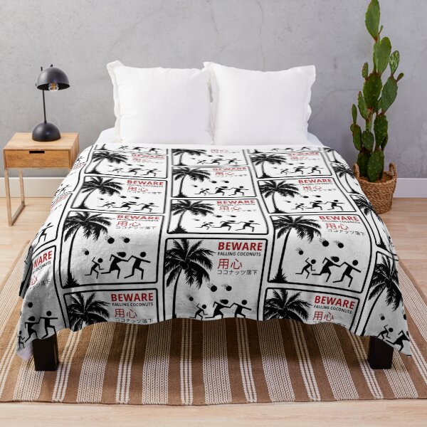 Item preview, Beware: Falling Coconuts 用心: ココナッツ落下 designed and sold by nbcryptid.