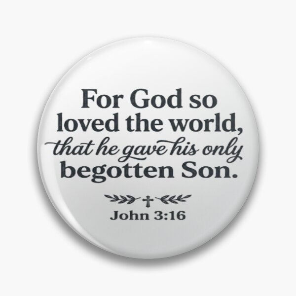 Item preview, For God So Loved the World  Christian Scripture Art designed and sold by PromisedArt.