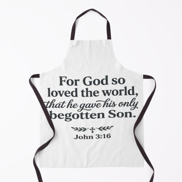 Item preview, For God So Loved the World  Christian Scripture Art designed and sold by PromisedArt.