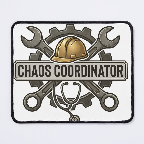 Item preview, Chaos Coordinator Industrial Design | Funny Engineer & Mechanic SVG designed and sold by mimouna00.