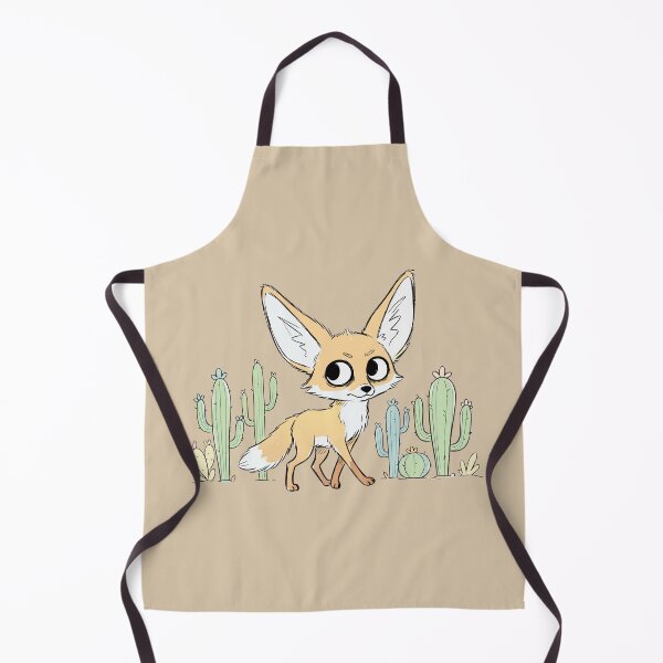 Item preview, Cute Fennec Fox Desert Cacti Kawaii Animal Art designed and sold by Cipher & Soul.